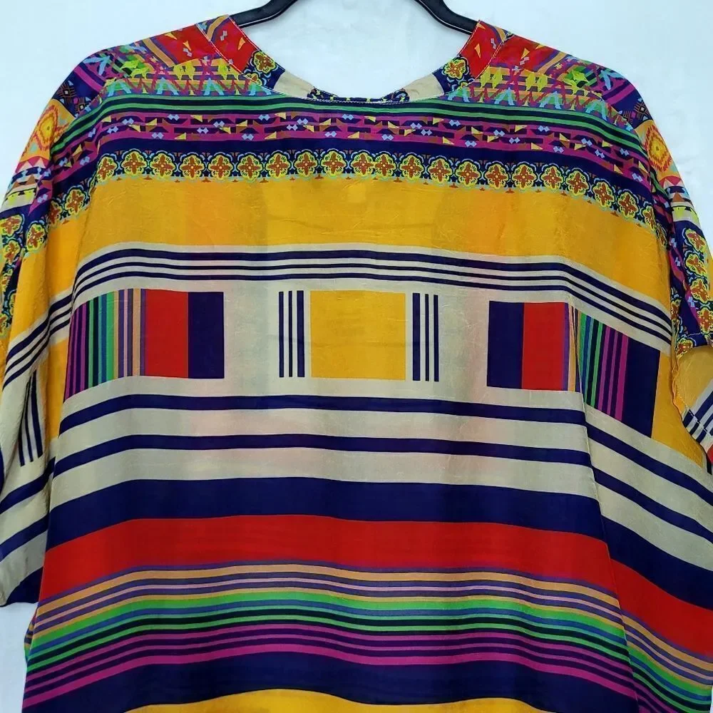 Johnny‎ Was Multicolored Brenda Blouse Size Medium